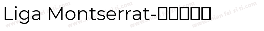 Liga Montserrat字体转换